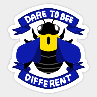 Dare To Bee Different Sticker